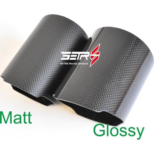 1PC Car Universal Straight Flange Carbon Fiber Exhaust Tip Cover Exhaust Muffler Pipe Tip case Exhaust Tip carbon fiber housing