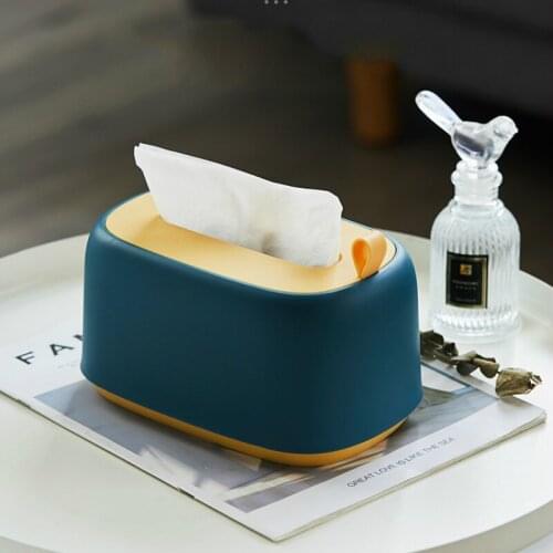 Nordic Creative Tissue Boxes Simple Modern Living Room Organizer Accessories Tissue Boxes Boite A Rangement Home Garden DB60ZJ