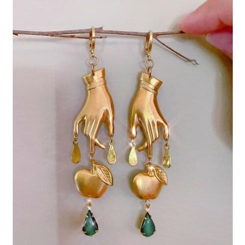 New Design! The Forbidden Fruit Earrings - Statement Earrings