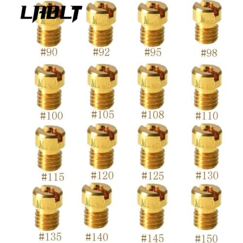 New 16pcs Carburetor Main Jet kit For PWK Keihin OKO CVK 90,92,95,98,100, 105, 108, 110, 115, 120, 125, 130, 135, 140,145,150