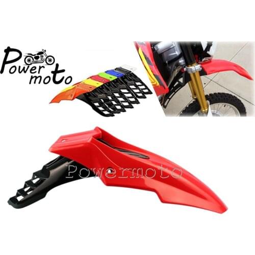 Red Motorcycle Front Fender Mud Guard Enduro Motocross Mudguard For Yamaha Suzuki Kawasaki Honda CRF 450R 450X XR400 Dirt Bike
