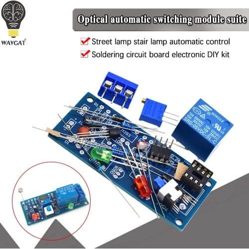 Light Control switch diy kit street lamp stair automatic control switch electronic welding circuit board student Laboratory