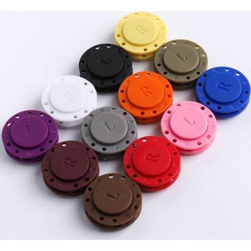 Plastic Magnetic Snap Magnetic Buttons Clothes Bag Double Sided Magnetic Hand-Sewn Sewing Accessories Coat Snap Button 21mm 25mm