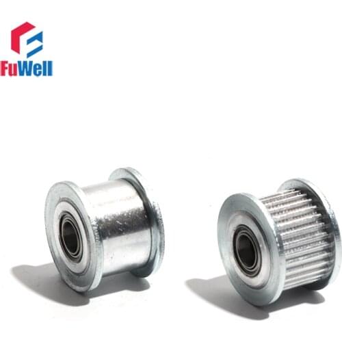 Idler Belt Pulley 2GT-36T 3/4/5/6mm Bore GT2 Idle Timing Pulley 7mm/11mm Belt Width With/Without Teeth 36Teeth Bearing Pulley