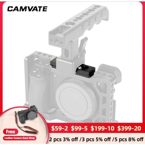 CAMVATE Standard 60mm Long Quick Release Safety NATO Rail Bar With Spring Loaded loaded Pins For SlideMount/RED Epic/Black Magic