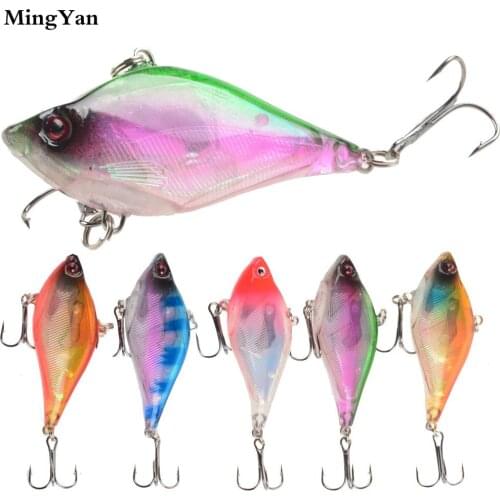 6cm 13.5g Vib Lure Hard Plastic Fish Artificial Bait for Fishing 3D Eyes Swimbait Crankbait Wobblers Fishing Lure