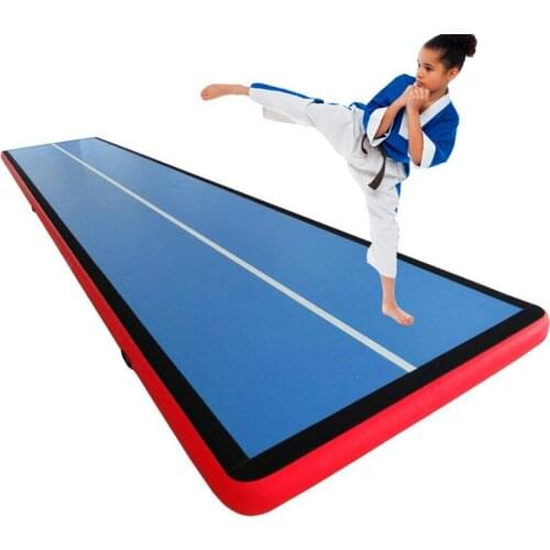 Free Shipping 8m/9m/10m*2*0.2m Air Track Inflatable Gymnastics Tumbling Training Pad Mat with Electric Air Pump