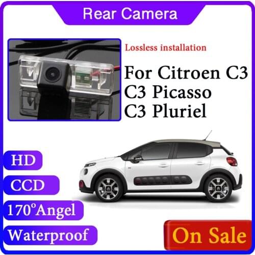 For Citroen C3 Picasso Pluriel 2002~2020 Reverse Parking High Quality Waterproof Camera