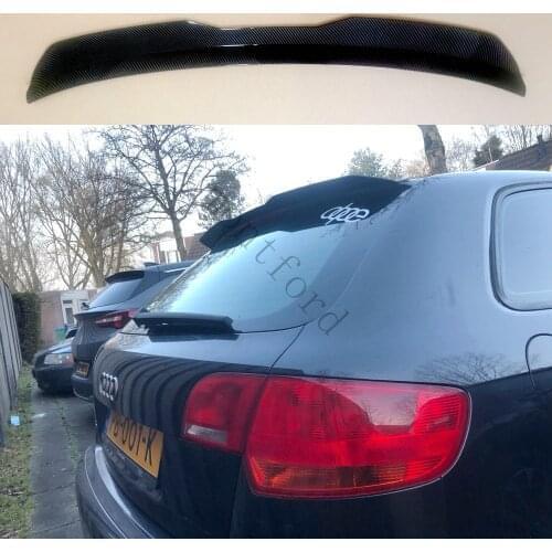 MAX High Quality ABS Material Car Rear Wing Glossy Black Rear Spoiler Wing for Audi A3 Sportback Hatchback 2009-2013