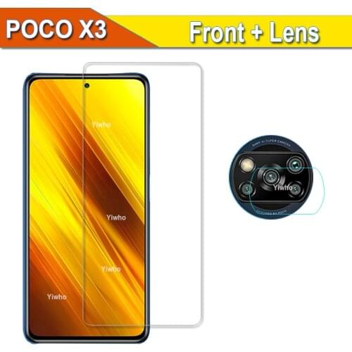Protective Glass For Xiaomi Poco X3 Camera Screen Protector Tempered Glass For Xiaomi Poco X3 NFC Film Xaomi Ksiomi PocoX3 Film