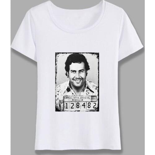 Narcos Pablo Escobar T Shirt Women Summer Casual Hipster Swag T-Shirt Funny Novelty Tops Tees Tshirt