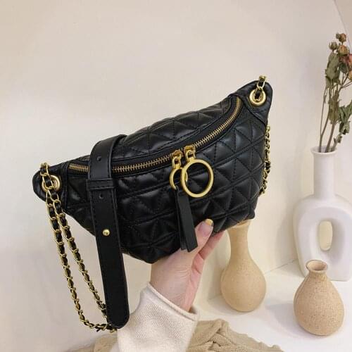 Women Fanny Chest Bag Fashion Female Waist Purse Shoulder Bags Ladies PU Leather Crossbody Bag