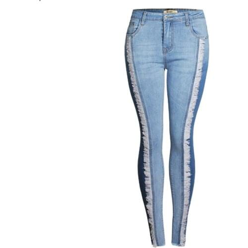 2019 New Women Top Streetwear Punk Side Cross Lace-up Straight Pant High Waist Trousers Joggers Long Pant Capris Pocket