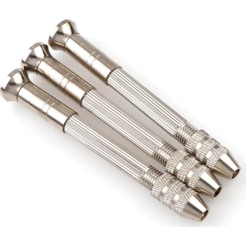 1PC /10pc High Quality Metal Hand Drill Jewelry Tool Equipments UV Resin Mold Tools With 0.8mm-3.0mm Drill Screw