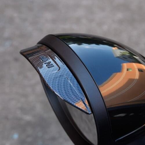 2Pcs For BMW MINI COOPER ONE JCW F54 F55 F56 F60 R55 R56 R57 R58 R59 Clubman Countyman Car Rearview Mirror Rain Cover Stickers