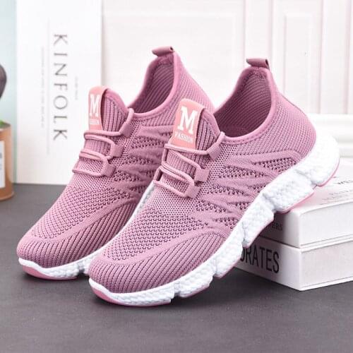 2021 New Womens Sports Shoes Net Shoes Running Shoes Outdoor Running Comfortable And Fashionable All-match Basketball Shoes
