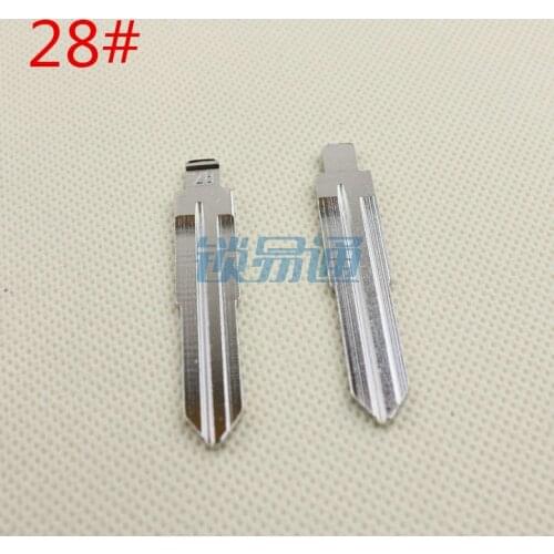 28# 5pcs/lot free shipping hot selling with high quality folding remote key blade for New Refine, KIA maxima