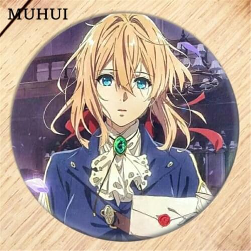 Free Shipping Anime Violet Evergarden Brooch Pin Cosplay Badges For Clothes Backpack Decoration B023