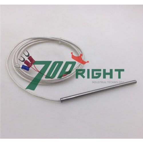 Pt100 sensor in 6mm St, St. 120mm long and 2m cable