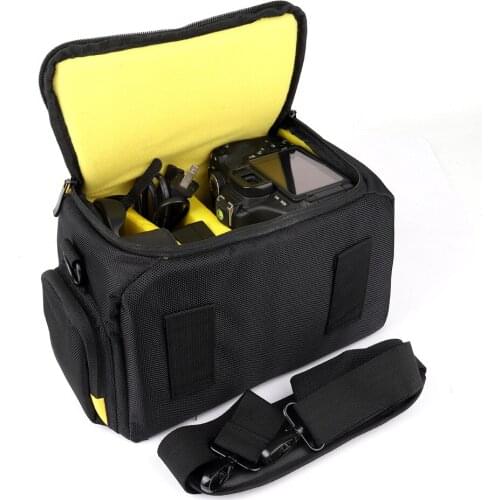 DSLR Camera Bag Case For Canon 1200D 1300D 750D 200D 800D 60D 6D Nikon D7500 D7200 D5300 D90 D810 D3400 Sony Bag Shoulder Case