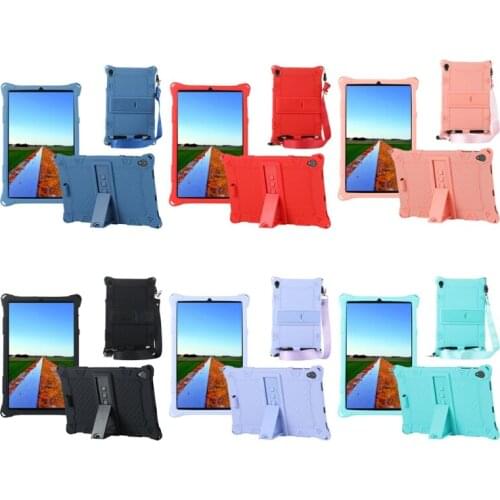 10.4in iplay 40 Silicone Case Muiti Angel Kickstand Rugged Heavy Duty Hybrid Shockproof Cover w/ Hand Shoulder Strap 95AF