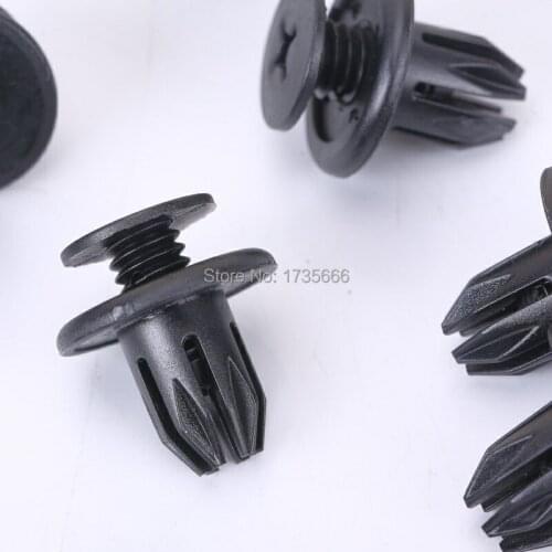 100PCS Front & Rear Bumper Retainer Push Type Nylon ClipS For Acura For Honda Accord 91503-SP0-003