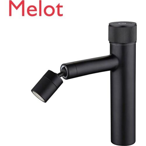Hot sale black bathroom Constant Temperature Control hot water basin water tap mixer with flwx