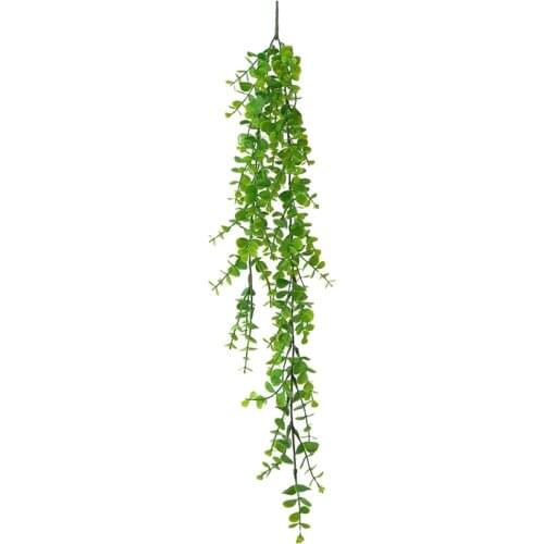 Artificial Greenery Fake Eucalyptus Wreath Vine Leaves Garland