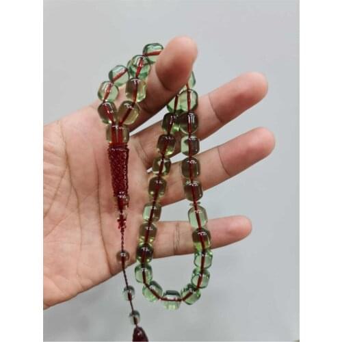 Islamic Tasbih Muslim Rosary Beads 33 Prayer Rosary For Men Bracelet For Men Accessory amber oltu amber stone Handmade Turkey