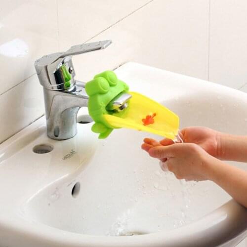 Cute Little Frog Faucet Extender With Diverter Safe And Fun Hand Washing Assistant Convenient Bathroom Accessory