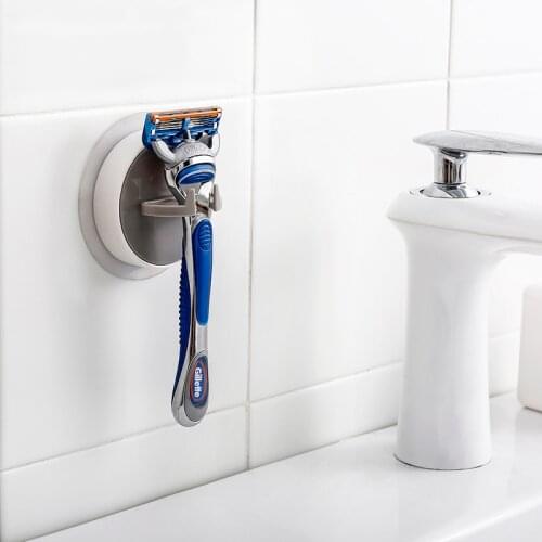 Adhesive Hook Shaving Shaver Shelf Razor Holder Bathroom Wall Mounted Hook for Bathroom and Kitchen Razor RackWall Hook Hanger