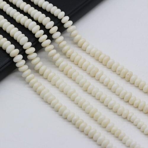 Natural Coral Beads Oblate Shape Coral Loose Beads Necklace Accessories Charms for Jewelry Making Bracelet Earrings Gift