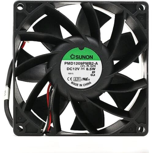 1pcs 12v 8.5w PMD1209PMB2-A 9238 90mm case axial cooling fan