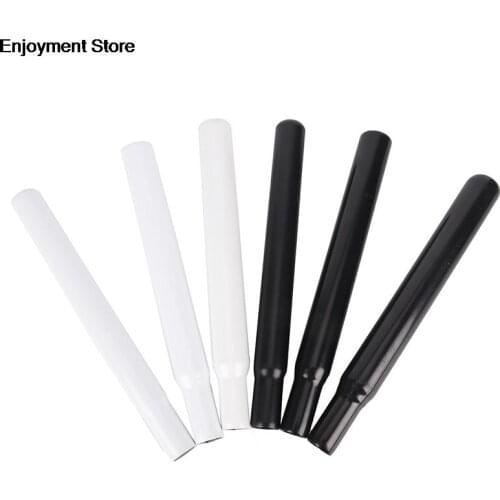 MTB Road Cycle City Bike Seat Post Tube Retro Bicycle Seat Post Aluminum Mountain Bike Seatpost white and Black