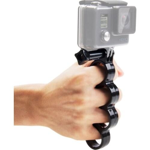 Handheld Plastic Knuckles Fingers Grip Ring Monopod Tripod Mount with Thumb Screw for GoPro HERO6 /5 /5 Session /4 Session /4 /3