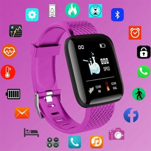 Smart Watch Men Women Smartwatch Heart Rate Blood Pressure Monitor Fitness Tracker Watch Smart Bracelet for Android and IOS