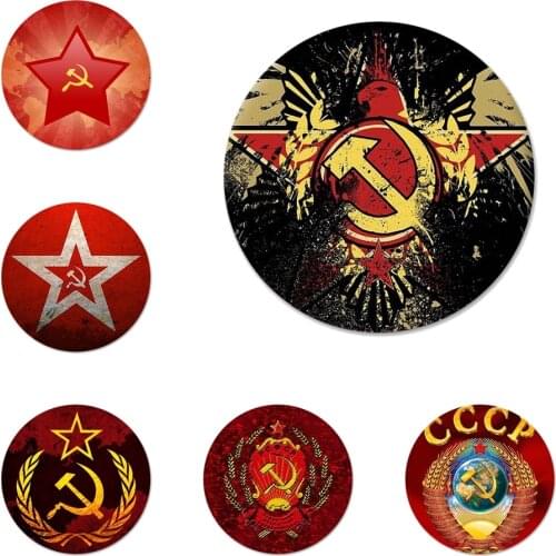 Soviet Union USSR Grunge Flag Badge Brooch Pin Accessories For Clothes Backpack Decoration gift