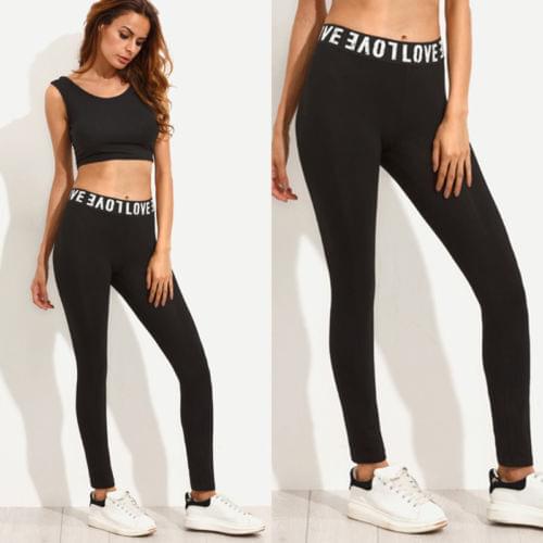 Womens Pants Fitness Leggings Printed High Waist Pants Running Gym Sport Jogging Fitness Stretch Trousers