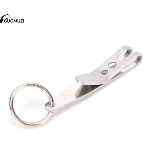 1pc Titanium Clasp Titanium Alloy Key Ring Outdoor EDC Tool Titanium Buckle Hook