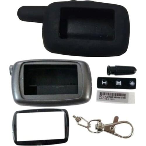 A9 Keychain Body Cover + Silicone Key Case For Car Alarm Starline A9 A8 A6 A4 A2 LCD Remote Control Jaguar EZ-ALPHA KGB FX-5 FX5