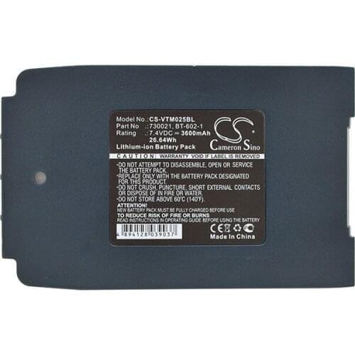 Cameron Sino 3600mAh Battery for Vocollect Talkman T2, Talkman T2X