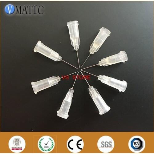 Free Shipping 27G Dispensing Needle Tips 0.5" Length 100 Pcs Dispense Needles Liquid Dispenser Needle 1/2 Inch