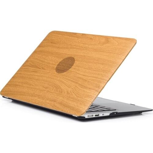 Wood Laptop Bag PC Case For Macbook Pro 13 Clear Case Protector Cover for Macbook Pro 15 16 inch 2019 2018 A1989 A1707 A2159