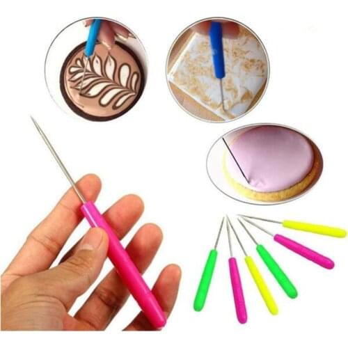 1pc Durable Biscuit Needle Cake Tester Baking Tools Stainless Steel Biscuit Icing Sugar Needle Baking & Pastry Tools Dropship