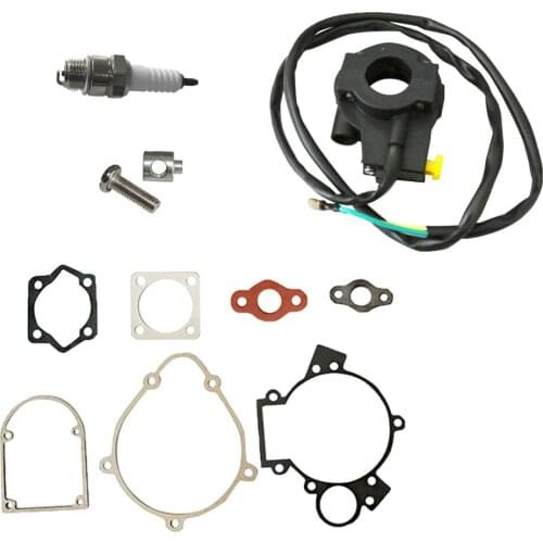 Clutch Cable &Spark Plug&On/Off Button Fit 49cc 80cc Motorized Bike