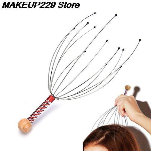 Healing Neck Claw Massage Head Relax Massager Anti-stress Pain Relief Octopus Scalp Relax Spa Headache Stimulate Blood Circulate