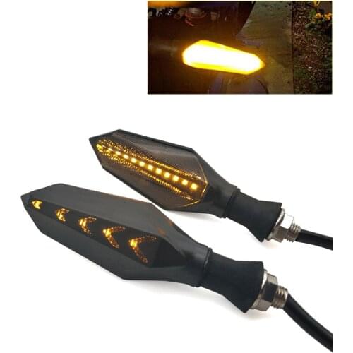 Motorcycle LED Universal Flowing Blinker Light Waterproof Turn Signals For Suzuki HAYABUSA GSXR1300 SV TL 1000 DL650 GSR600