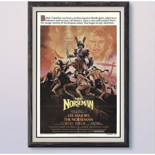 N479 THE NORSEMAN Vintage Classic Movie Wall Silk Cloth HD Poster Art Home Decoration Gift