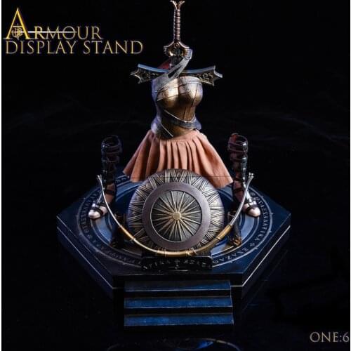 New 1/6 Wonder girls Figure Warrior Scene Accessories Fighter Battle Armor/Training Armor With Armour Display Stand Model