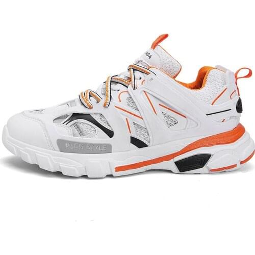 2021 New Fashion Running Shoes Hip-hop Thick-soled Sports Casual Shoes Non-slip Wear-resistant Breathable Large Size